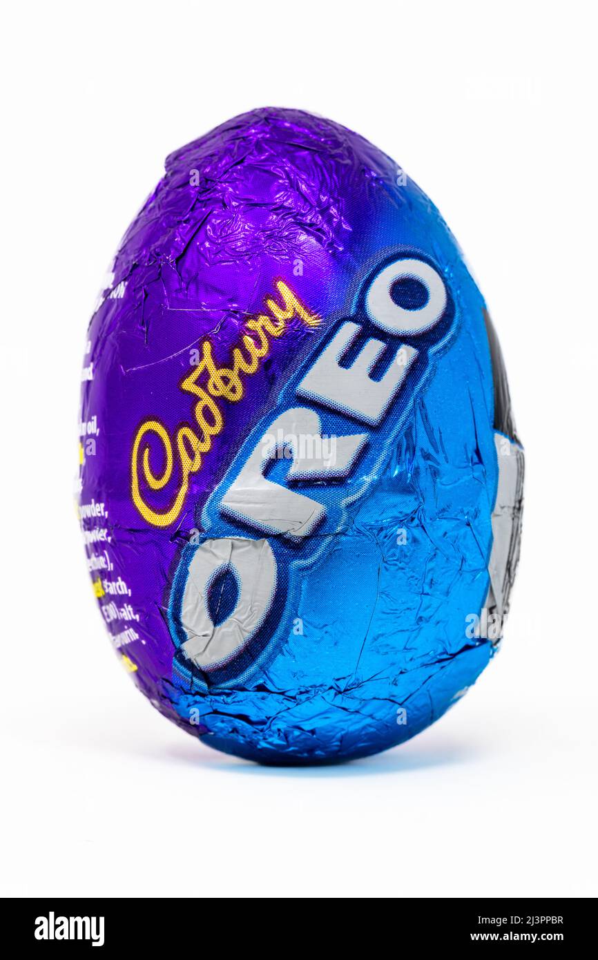 Œuf de Pâques Cadbury Oreo Banque D'Images