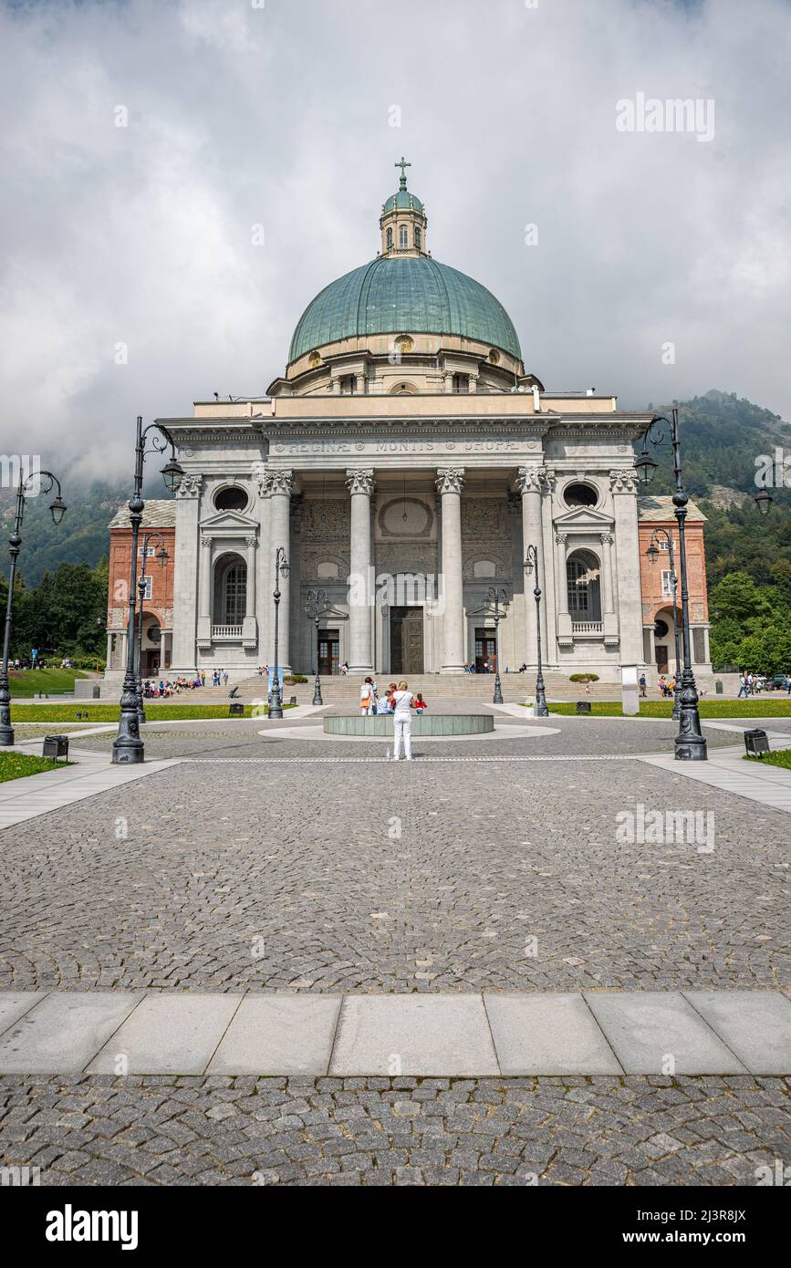 Sanctuaire d'Oropa, Oropa (BI), Piémont, Italie Banque D'Images