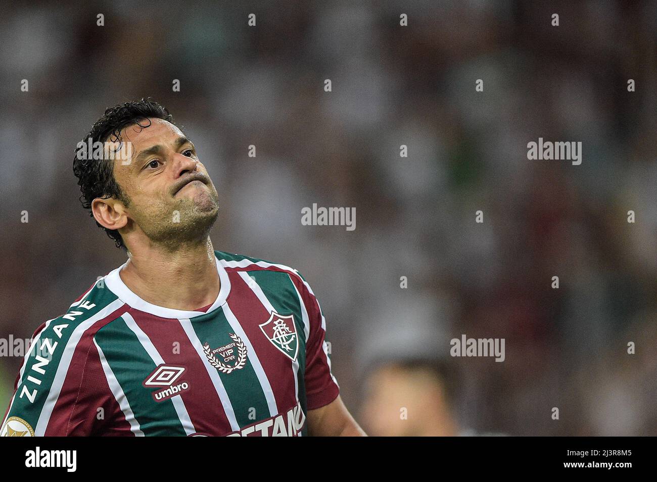 Rio de Janeiro, Brésil. 09th avril 2022. RJ - Rio de Janeiro - 04/09/2022 - BRÉSILIEN A 2022, FLUMINENSE X SANTOS - Fluminense le joueur Fred regrette une chance manquée lors d'un match contre Santos au stade Maracana pour le championnat brésilien A 2022. Photo: Thiago Ribeiro/AGIF crédit: AGIF/Alay Live News Banque D'Images