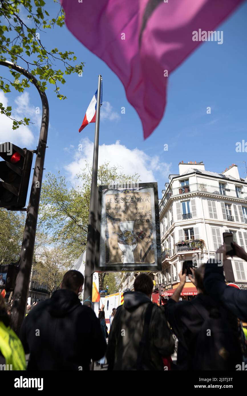 Marche pour le futur, Paris Banque D'Images