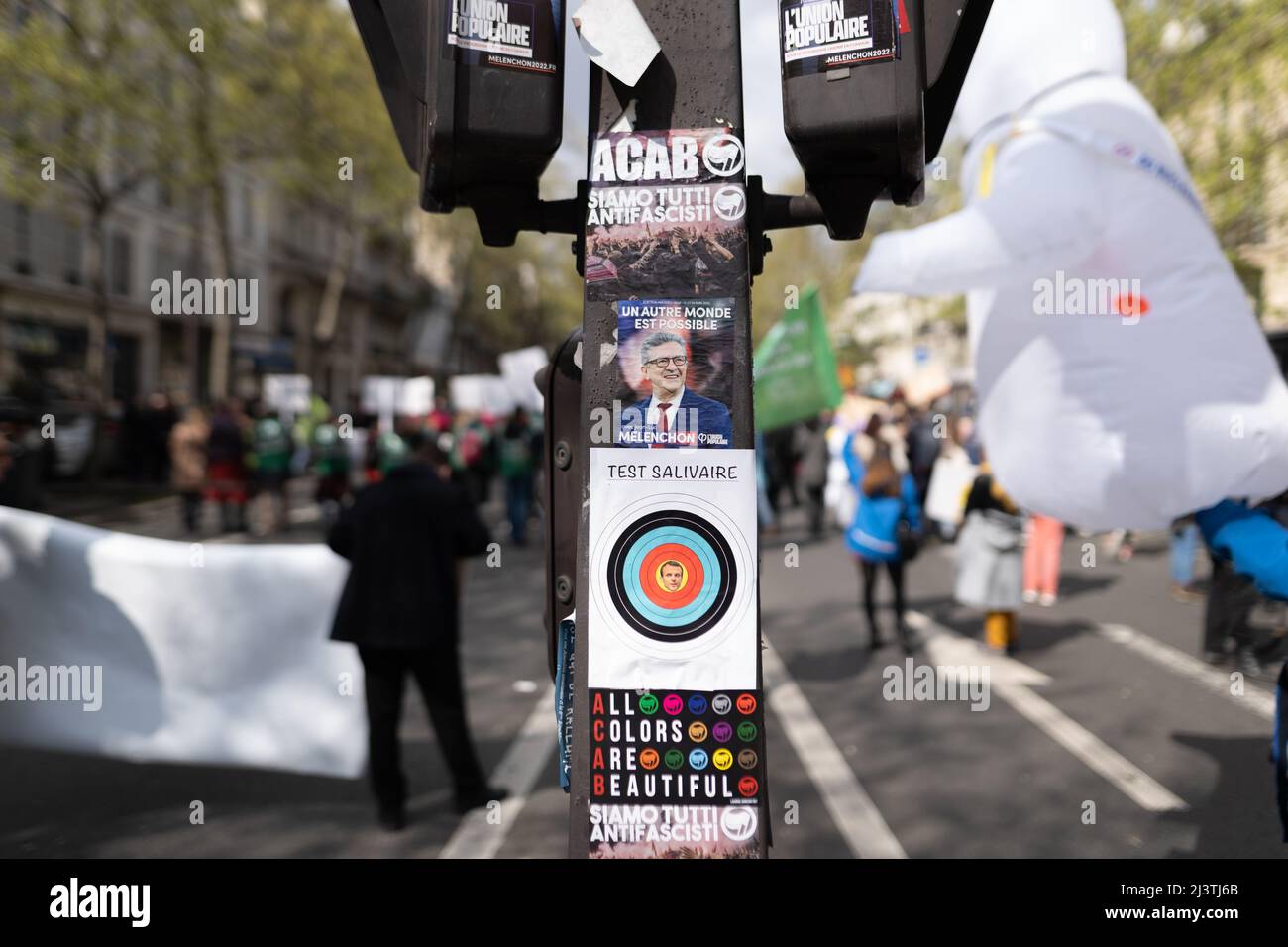 Marche pour le futur, Paris Banque D'Images