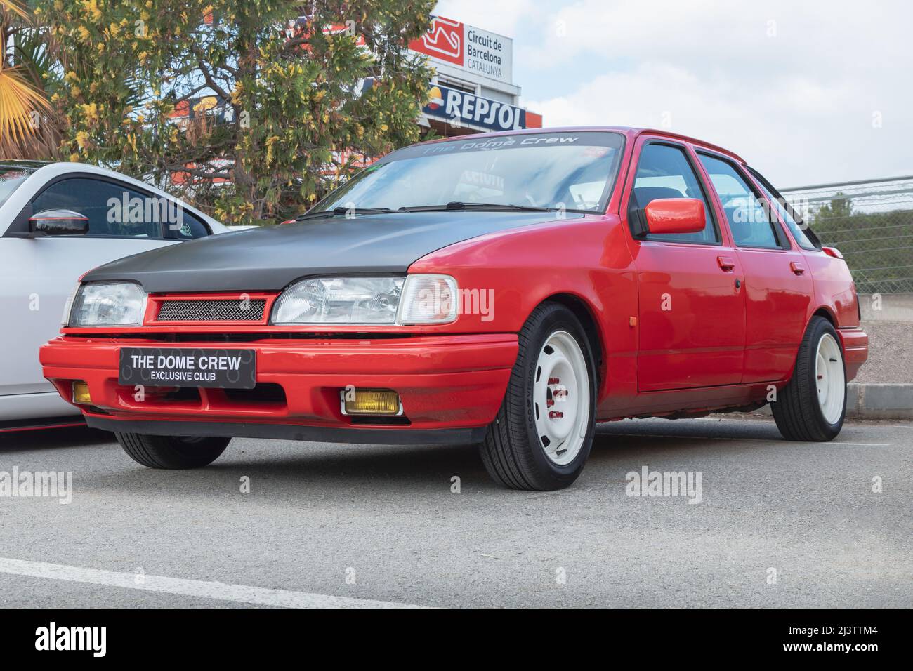 MONTMELLO, ESPAGNE-10 OCTOBRE 2021 : 1991 Ford Sierra 2,0I DACT (Mk II) Banque D'Images