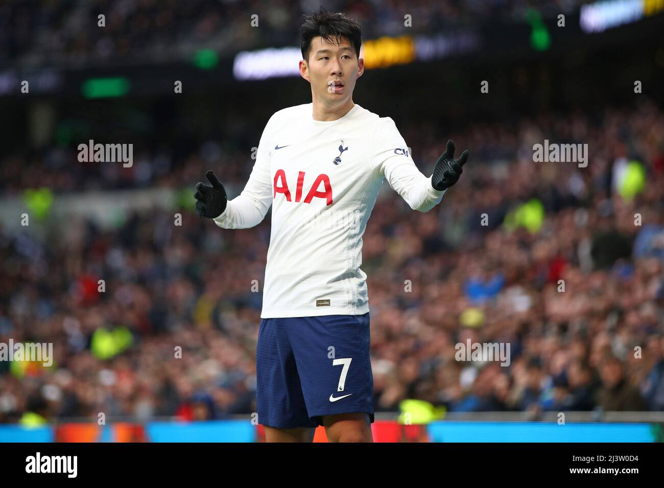 Son Heung-min de Tottenham Hotspur - Tottenham Hotspur v Newcastle United, Premier League, Tottenham Hotspur Stadium, Londres, Royaume-Uni - 3rd avril 2022 usage éditorial exclusif - des restrictions DataCo s'appliquent Banque D'Images