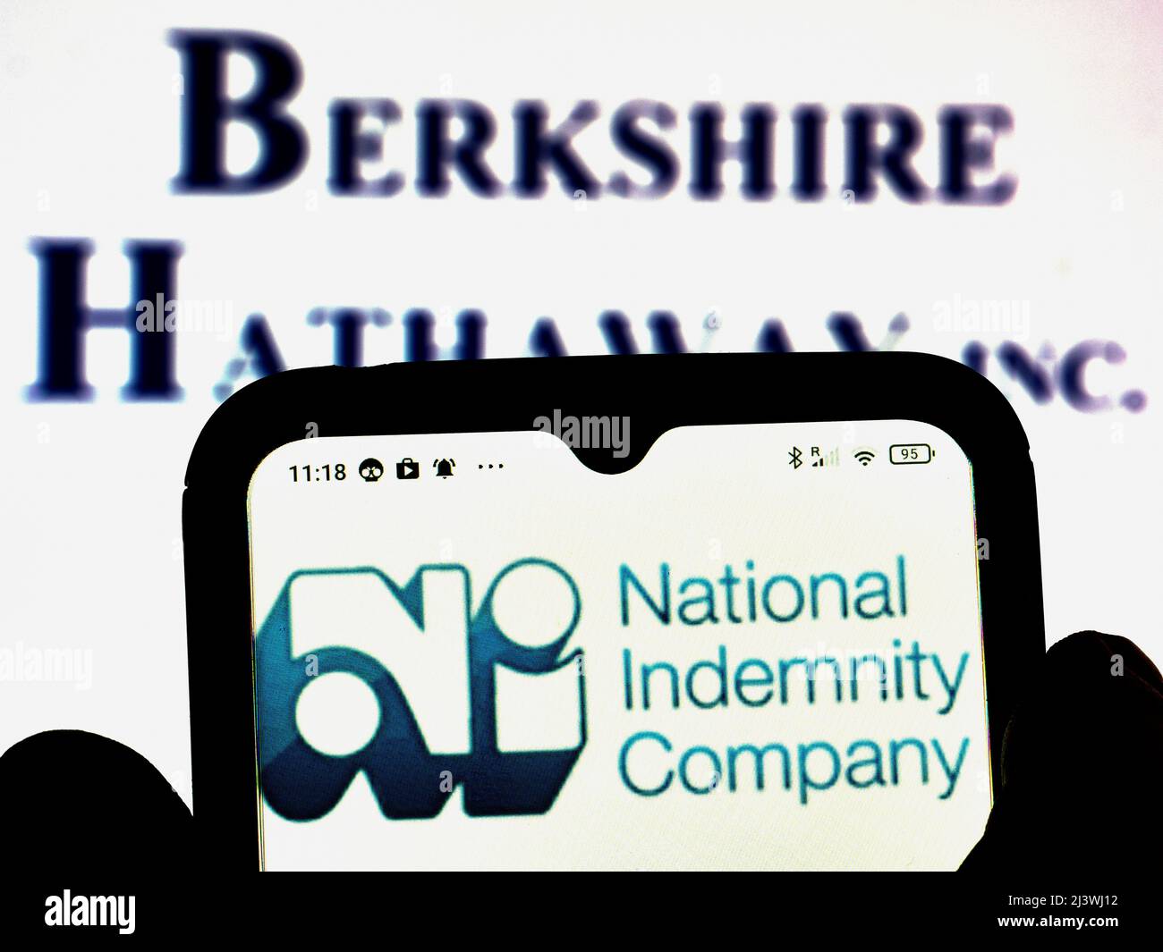 Dans cette illustration, le logo de la National Indemnity Company est