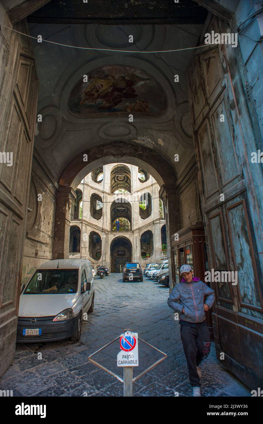 Naples, Italie 20/01/2016: rione Sanità. ©Andrea Sabbadini Banque D'Images