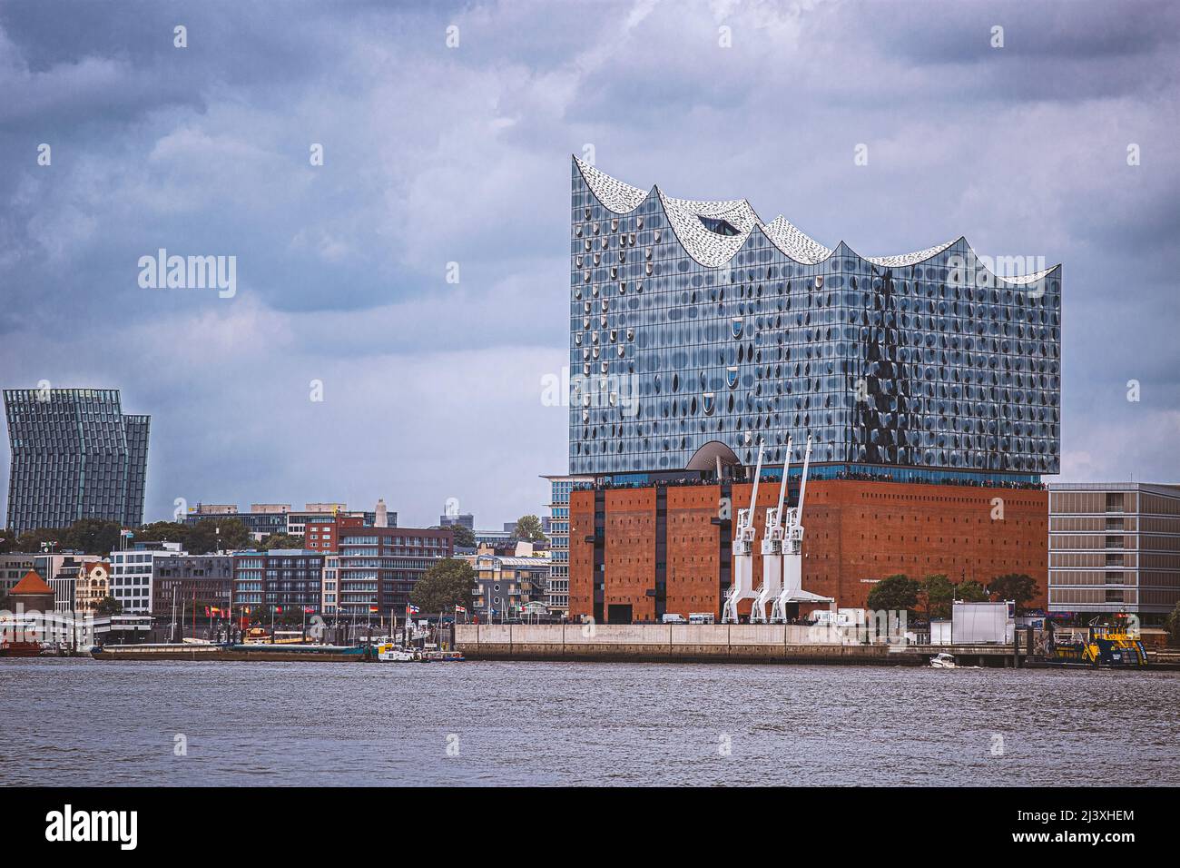 Salle de concert Elbphilharmonie à Hambourg, Allemagne Banque D'Images