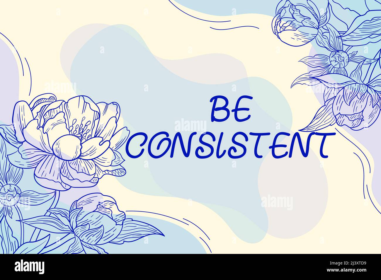 L'affichage des affiches doit être uniforme. Internet concept uniforme persistent ferme inaltérable même sans changement Rapport Blank cadre décoré avec abstrait Banque D'Images