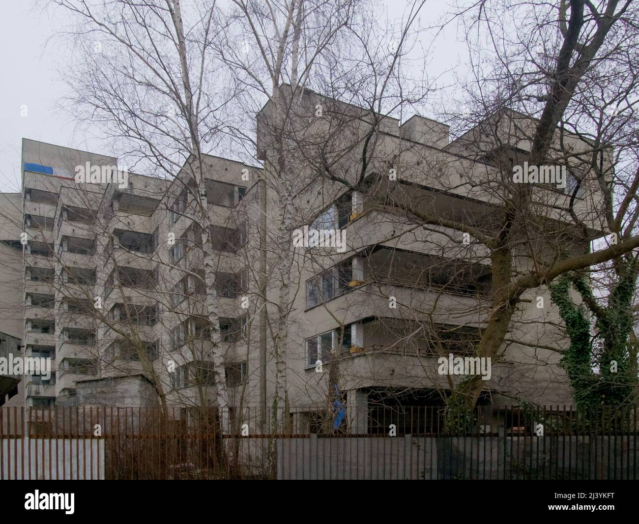 "Maison russe" alias "Szpiegowo" (village de Spy) - ancien domaine soviétique/russe, Varsovie, Pologne Banque D'Images