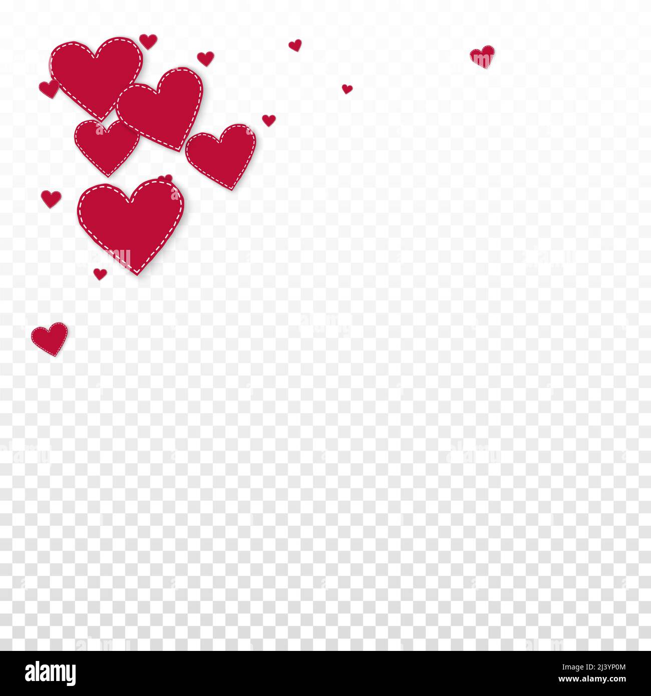 Coeur En Papier Rouge Png Saint Valentin