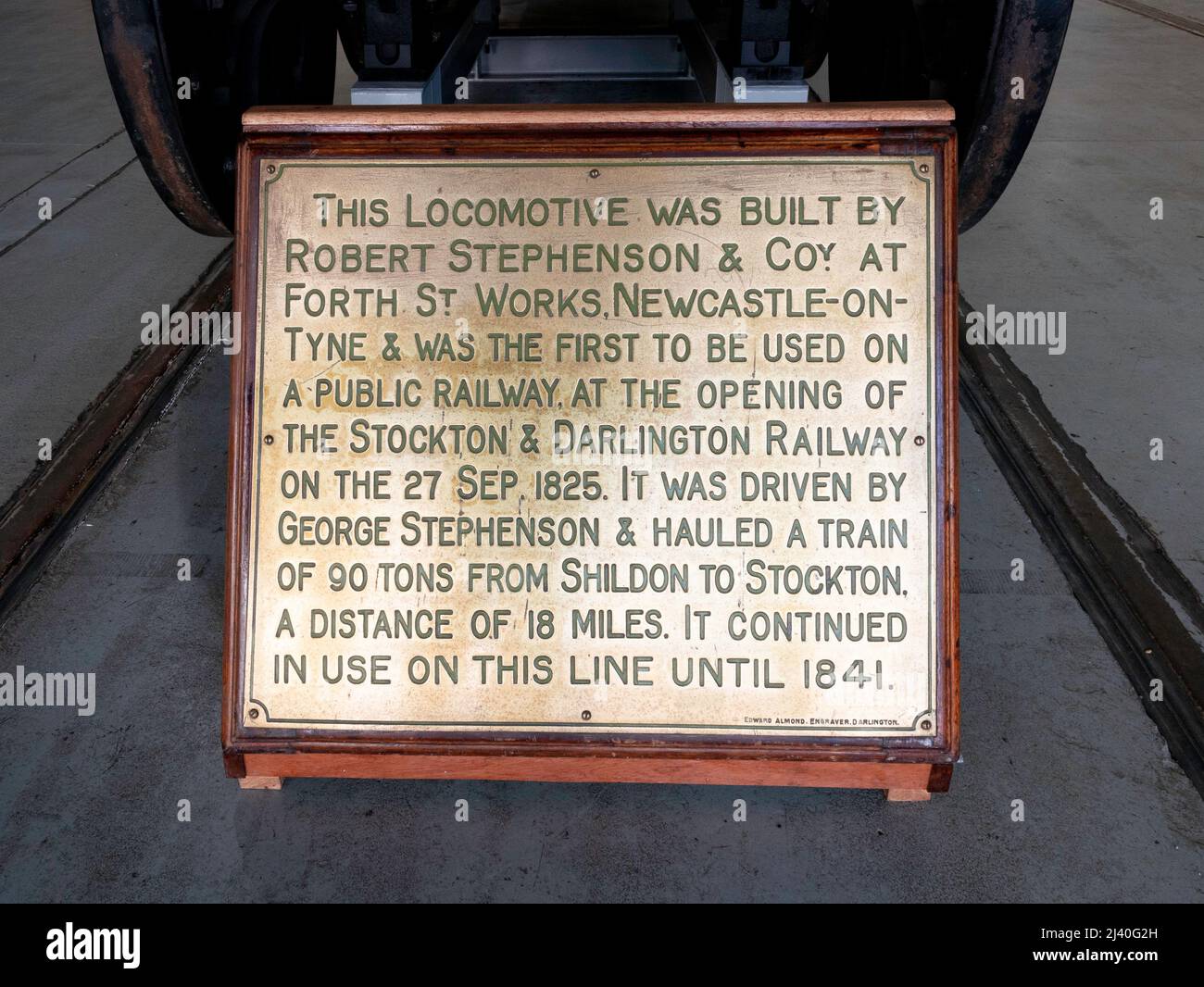 Chemin de fer stockton et darlington Banque de photographies et d ...