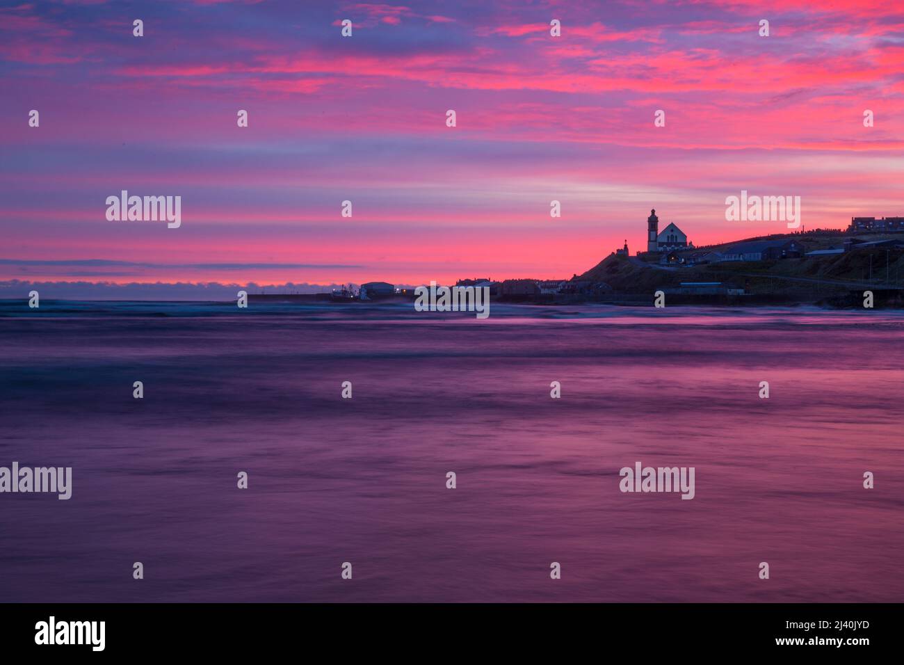 estuaire de banff donnant sur macduff aberdeenshire ecosse. Banque D'Images