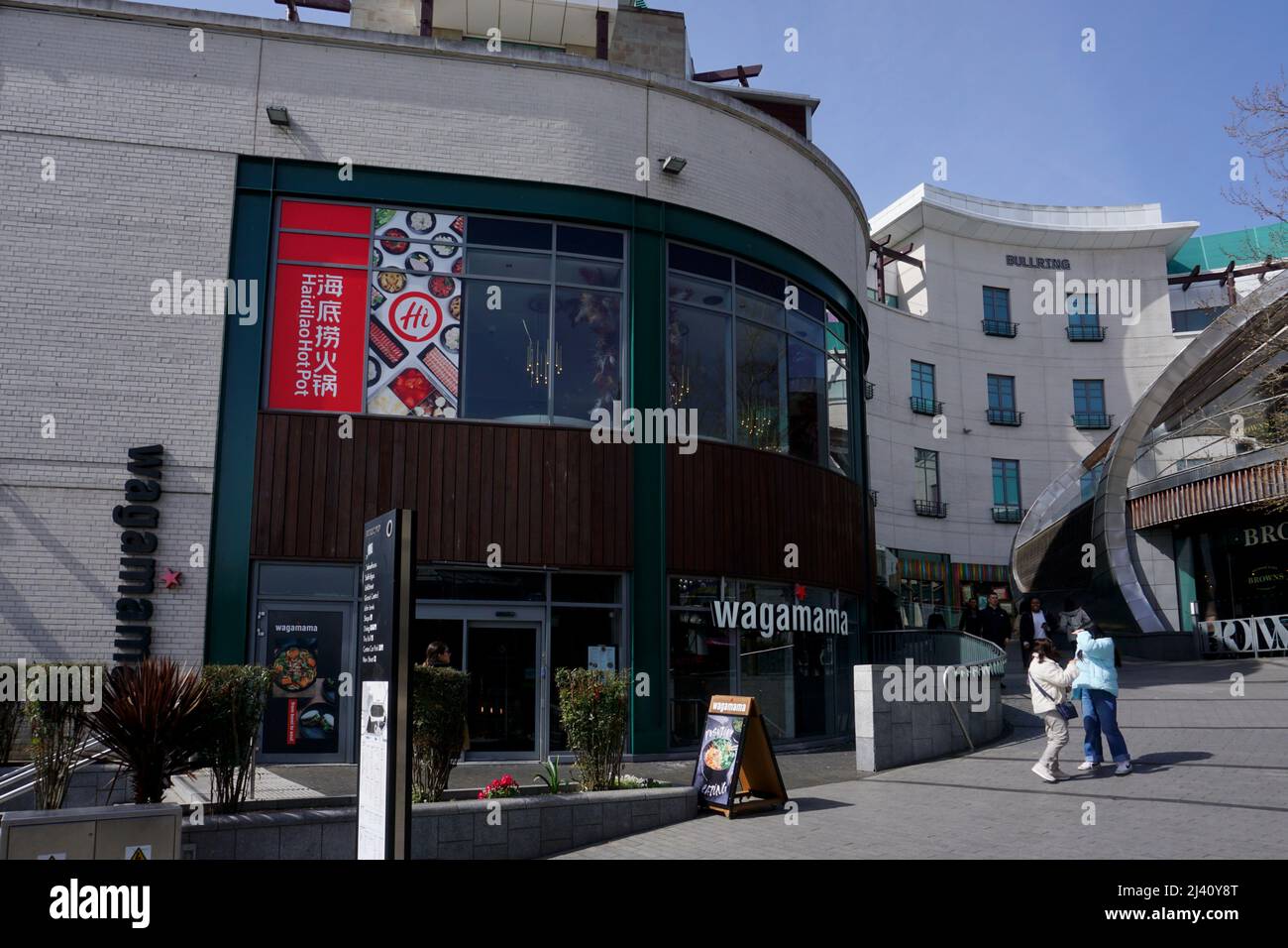 Restaurant Wagamama au Bullring, Birmingham, Royaume-Uni Banque D'Images