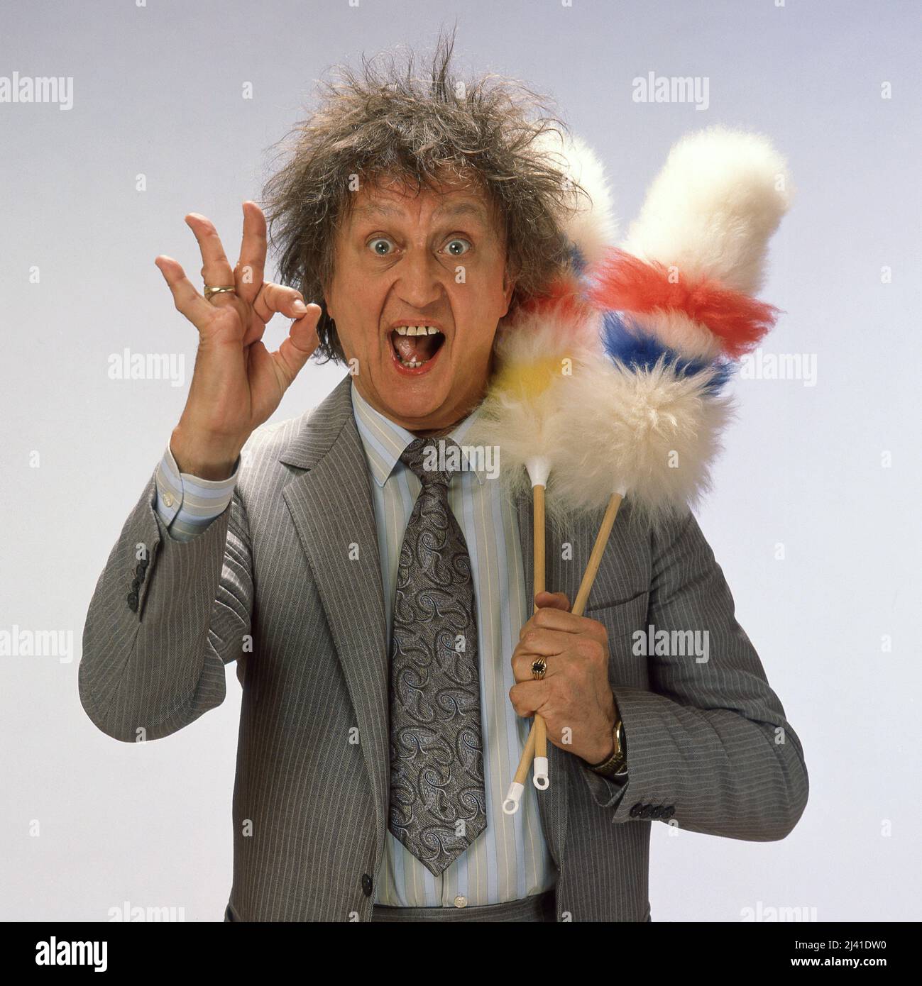 Comédien Ken Dodd 1989 Banque D'Images