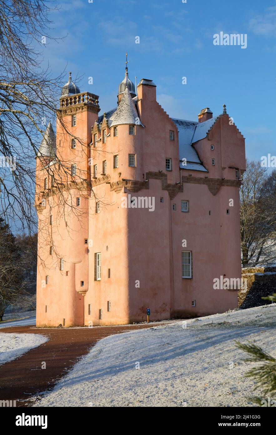 Château de Craigievar près d'Alford, Aberdeenshire, Écosse Banque D'Images