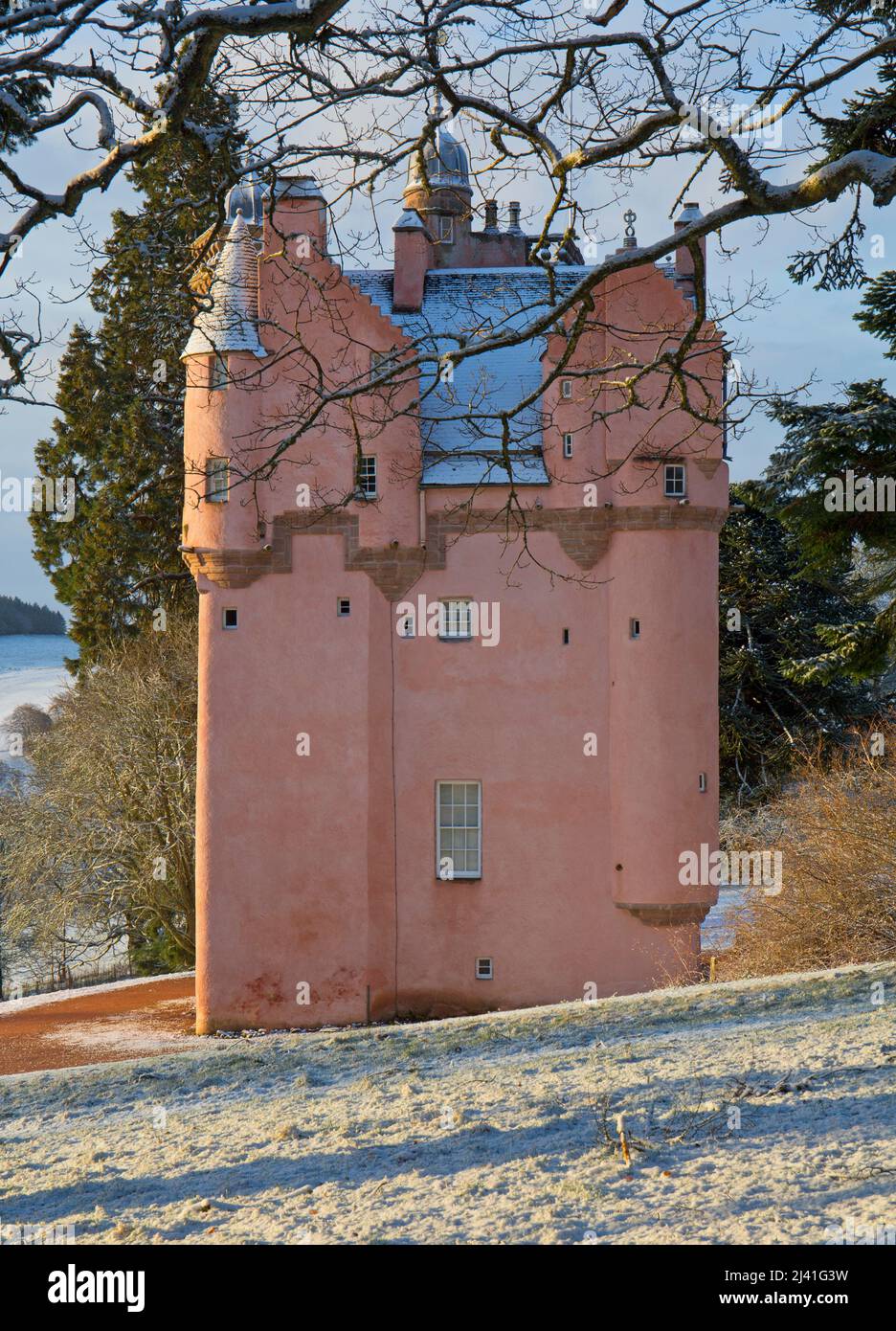 Château de Craigievar près d'Alford, Aberdeenshire, Écosse Banque D'Images