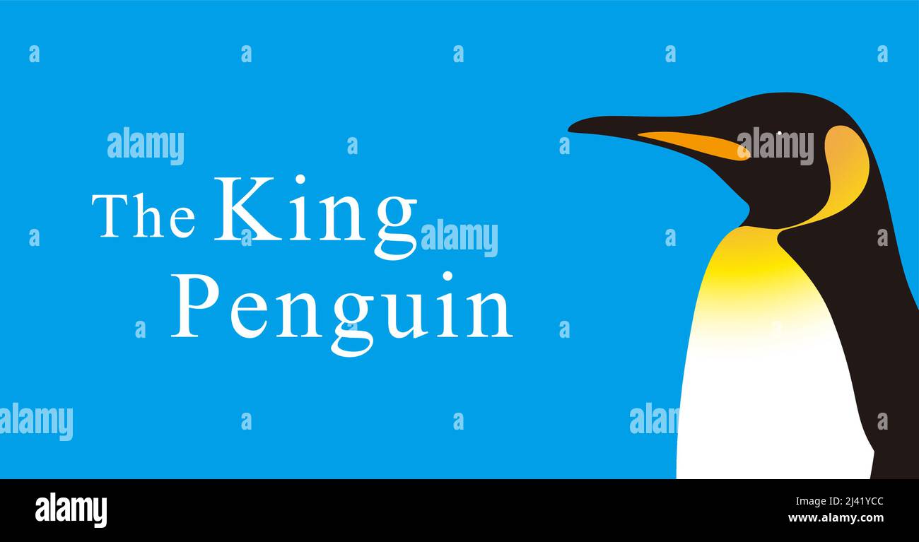 King Penguin Penguin, regardez l'article série de semences, vector illustration Illustration de Vecteur