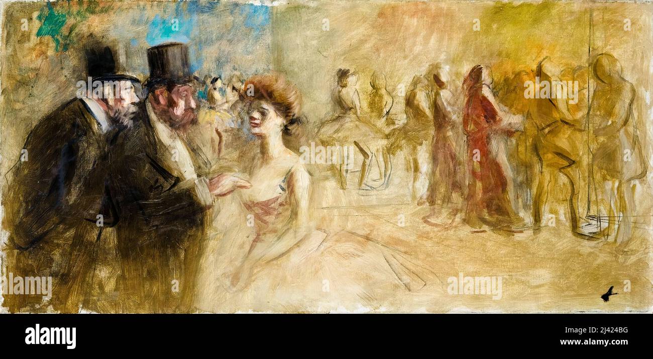 Jean-Louis Forain, après la danse, peinture avant 1931 Banque D'Images