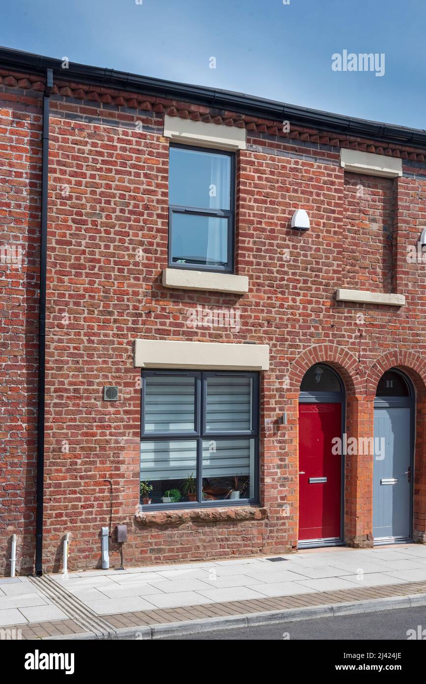 Ringo Starr réaménagé ancienne maison au numéro 9, rue Madryn Toxteth Liverpool. Banque D'Images