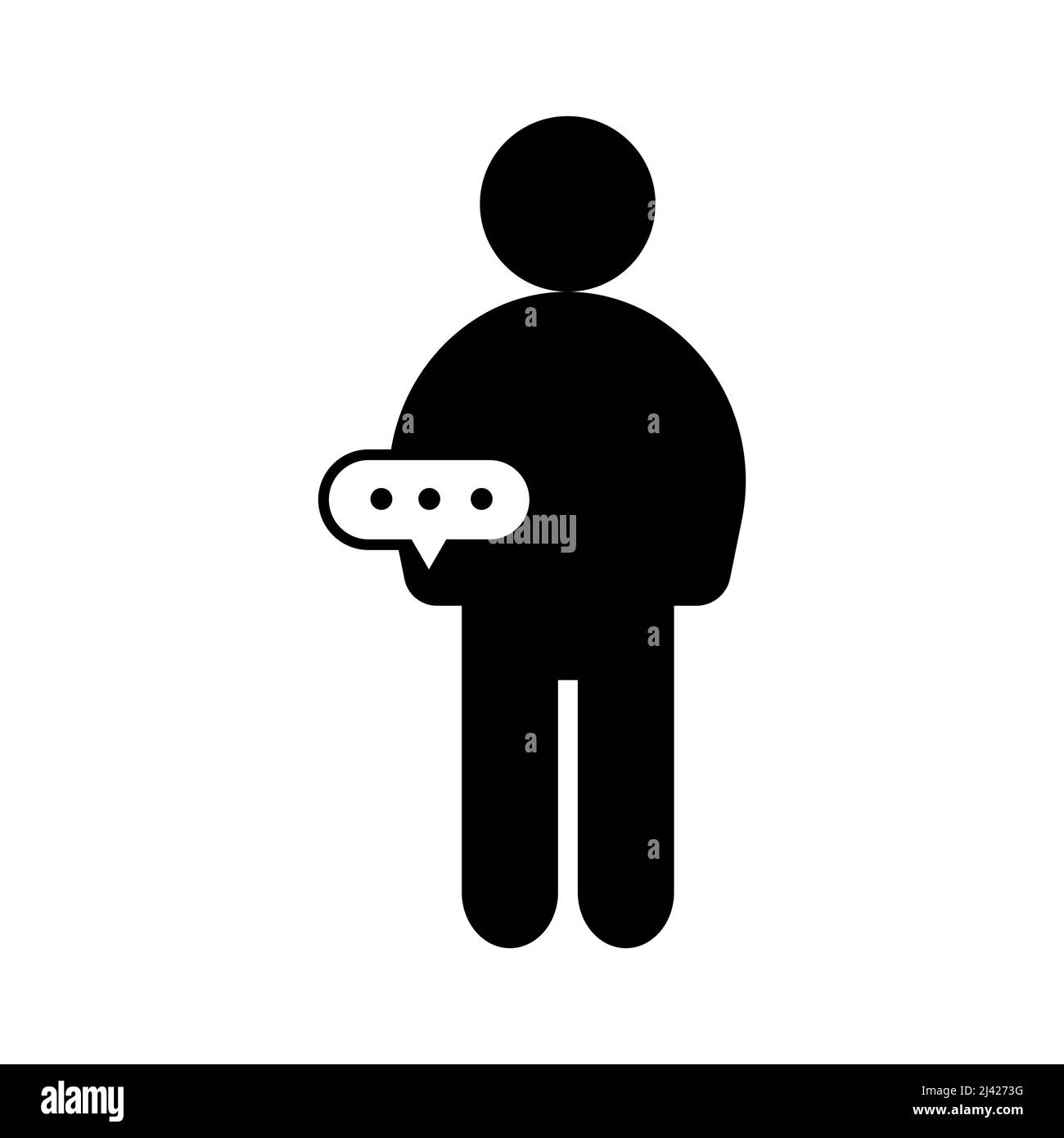 Icône vectorielle abstraite sur le blanc, Illustration isolée pour la conception graphique et web.Symbole plat simple. Illustration de Vecteur