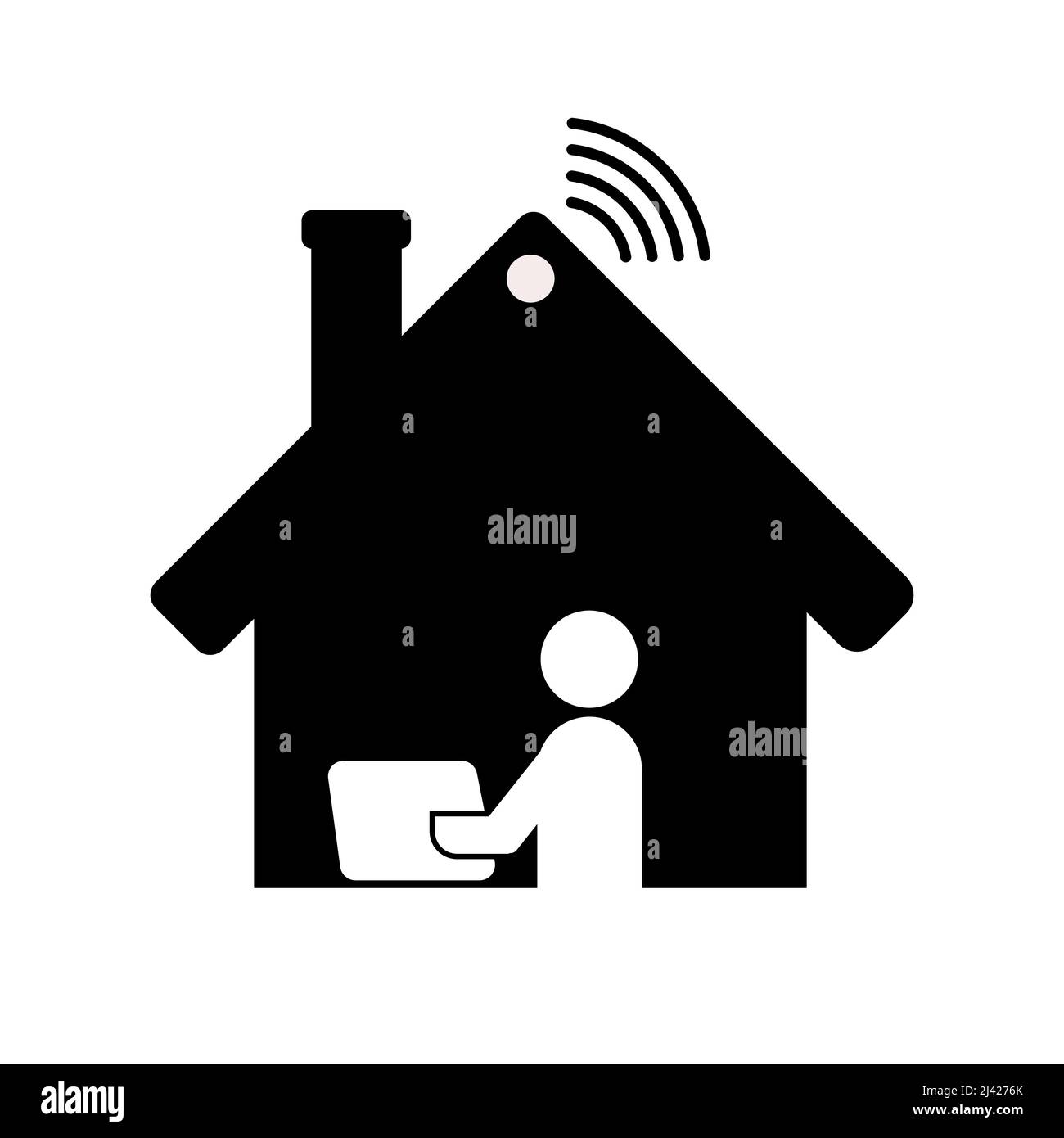 Icône vectorielle abstraite sur blanc, illustrations isolées pour la conception graphique et Web.Symbole plat simple.Illustration parfaite d'un pictogramme noir sur un blanc Illustration de Vecteur