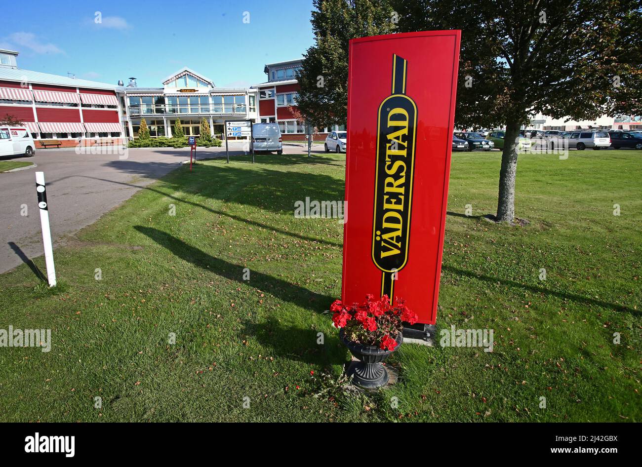 Väderstad AB (anciennement Väderstad-Verken AB), basé à Väderstad, est un fabricant suédois de machines agricoles pour le labour et le semis. Banque D'Images