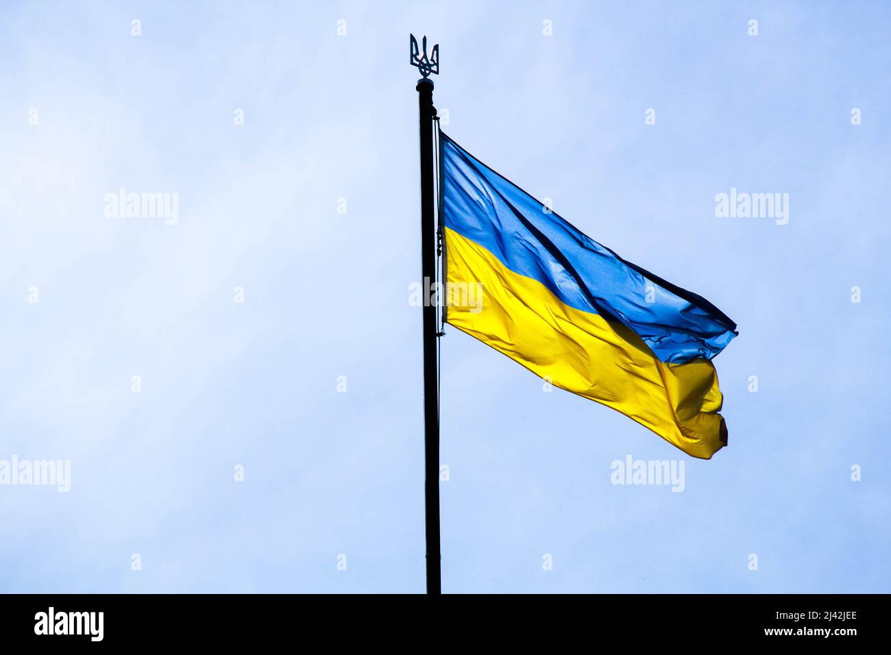drapeau-trident-symbole-banque-de-photographies-et-d-images-haute
