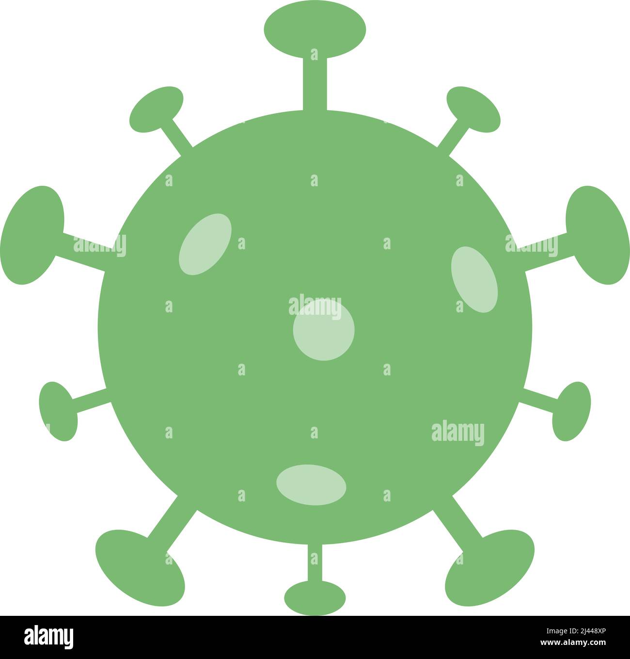 Le signe du virus Corona Illustration de Vecteur