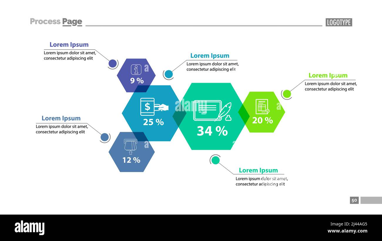 Tableau comparatif avec modèle de diapositive de description. Élément d'analyse, statistiques, diagramme. Concept de présentation, modèle, rapport annuel. Peut être Illustration de Vecteur