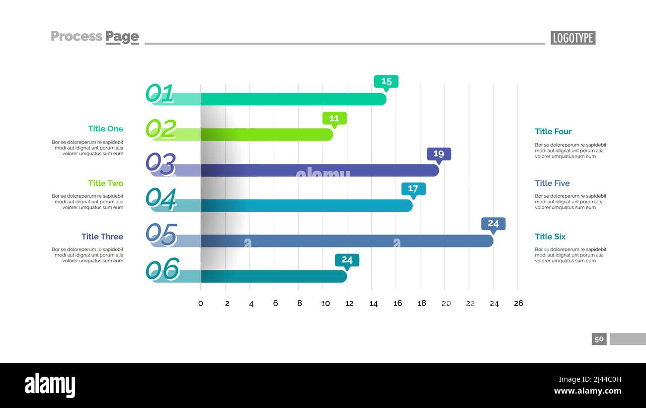 Modèle de glissière à barres horizontales. Données d'entreprise. Graphique, diagramme, conception. Concept créatif pour l'infographie, le projet. Peut être utilisé pour des sujets comme les affaires Illustration de Vecteur