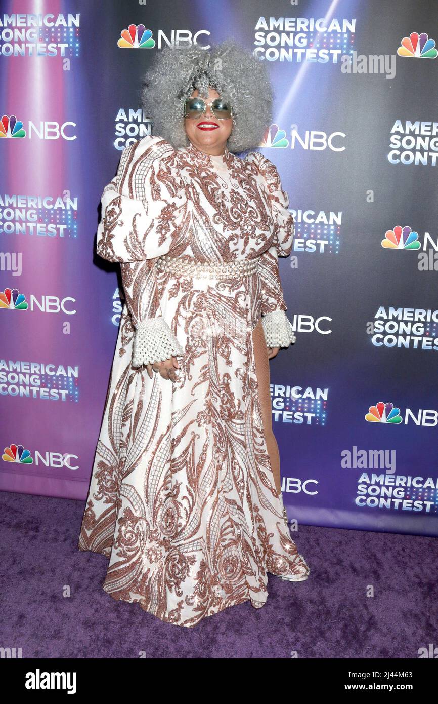11 avril 2022, Los Angeles, CA, Etats-Unis: LOS ANGELES - APR 11: Mari à l'American Song Contest week 4 tapis rouge à Universal Studios le 11 avril 2022 à Los Angeles, CA (Credit image: © Kay Blake/ZUMA Press Wire) Banque D'Images