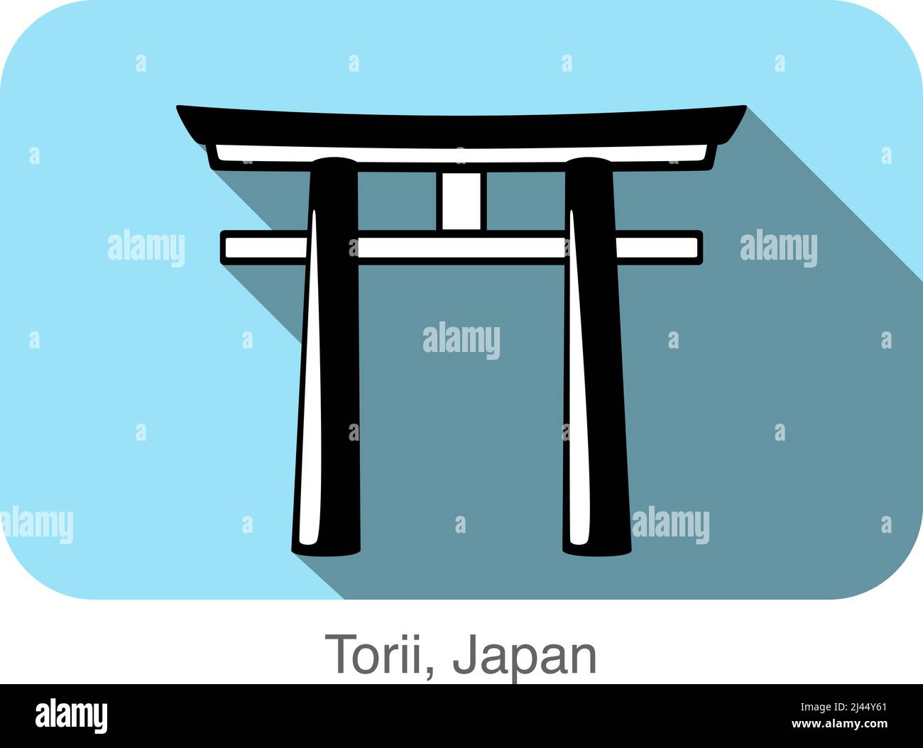 Totii, Japon, célèbre de la télévision icône concevoir Illustration de Vecteur