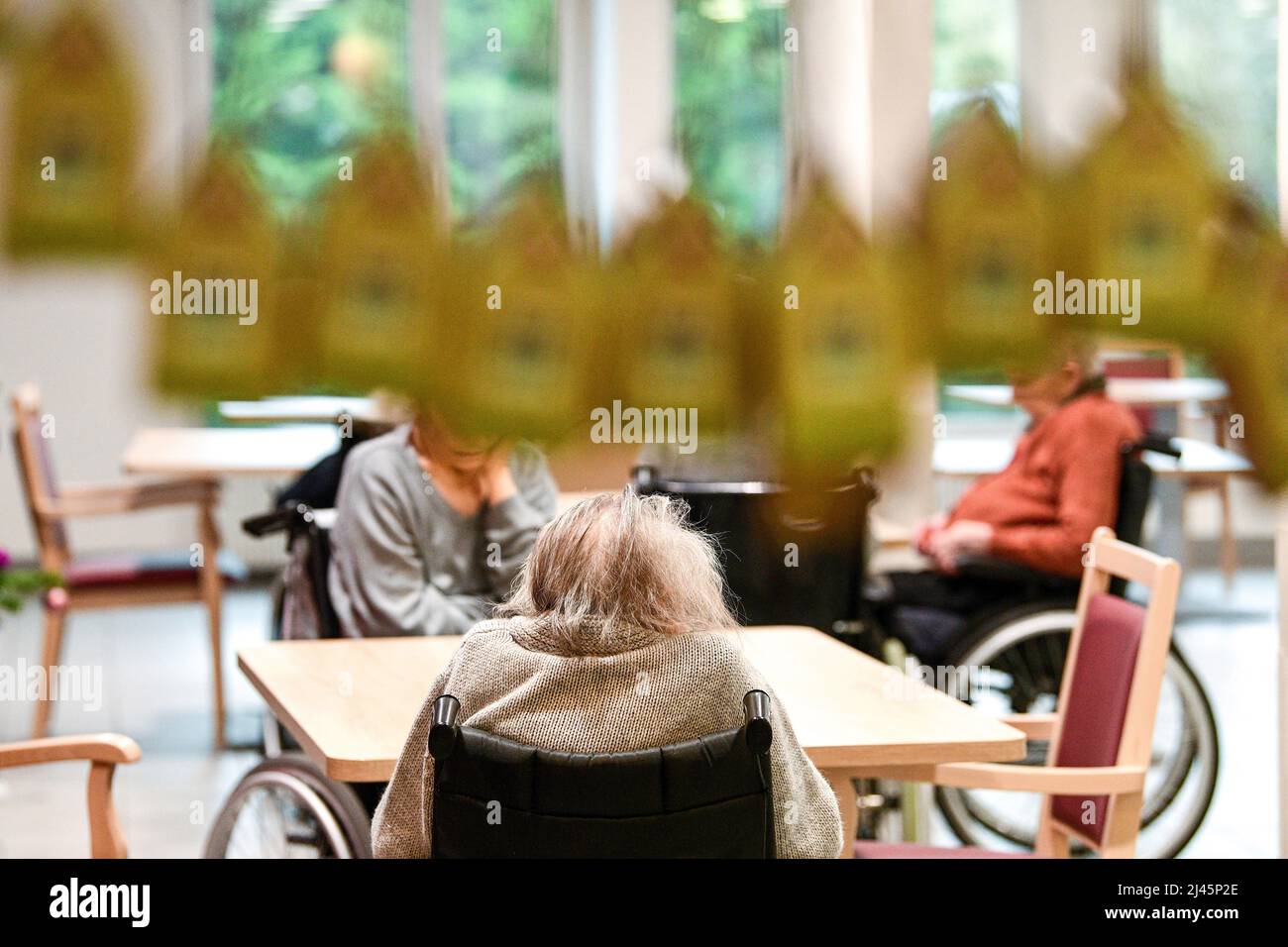 Maison de retraite à Saint-Crespin (nord de la France) Banque D'Images