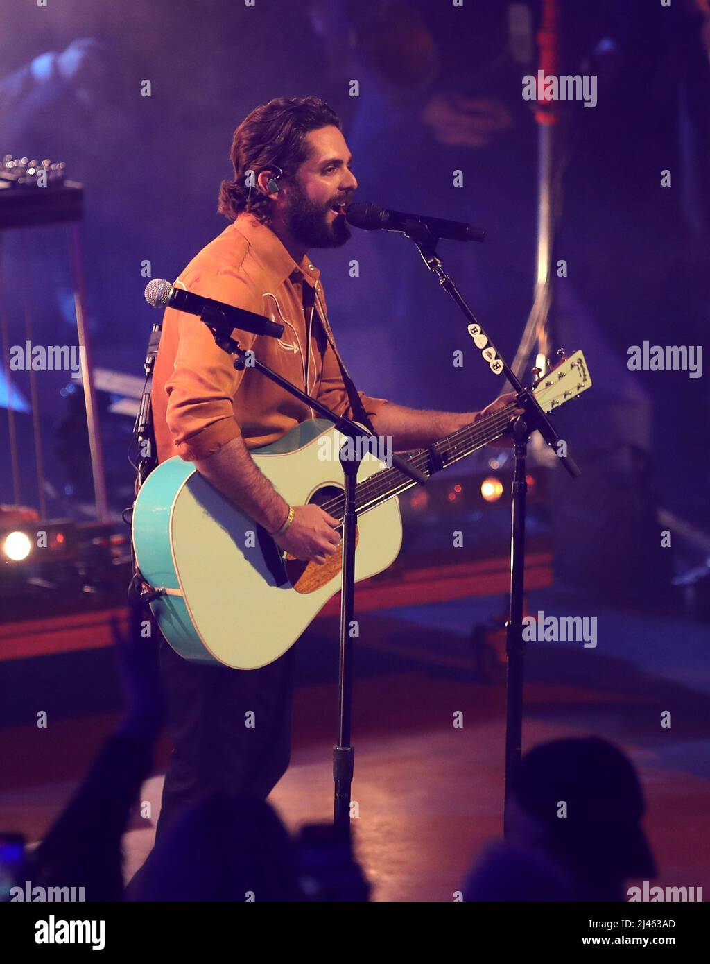 thomas Rhett sur scène pour 2022 CMT (Country Music Television) Music Awards - spectacle, Nashville Municipal Auditorium, Nashville, TN, 11 avril 2022. Photo de: COLLECTION MORA/Everett Banque D'Images