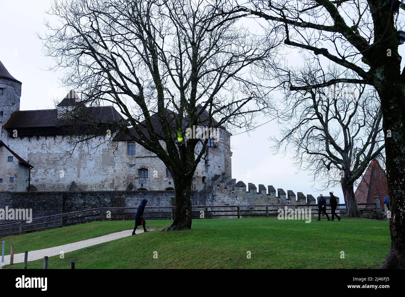 Château de Burghausen, Bavière, Allemagne, haute-Bavière, Bavière, Allemagne, voyage, Voyage, photo Kazimierz Jurewicz, lieux uniques Banque D'Images