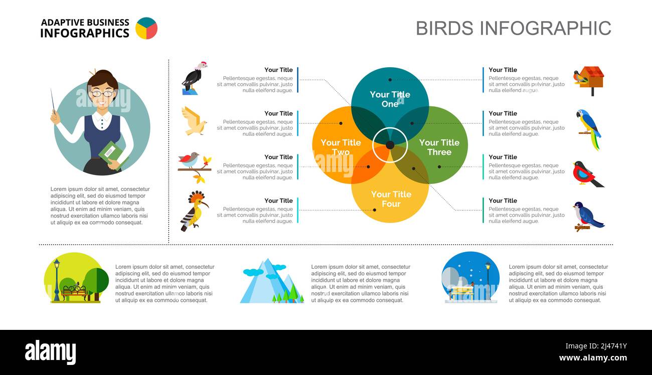 Carte Venn avec cinq éléments. Diagramme de cycle, graphique, présentation. Concept créatif pour l'infographique, la présentation, le projet, le rapport. Peut être utilisé pour les rubriques Illustration de Vecteur