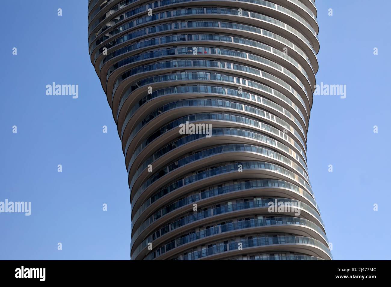 Absolute Condominium; Towers 4 et 5 (les Marilyn Monroe Towers) Mississauga, région de Peel, Ontario Canada. Banque D'Images