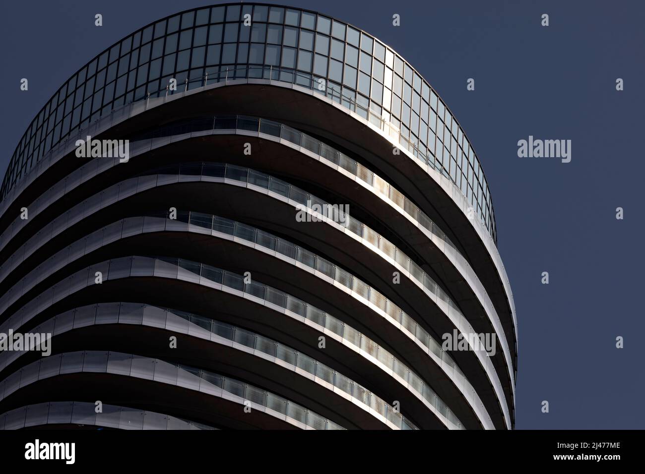 Absolute Condominium; Towers 4 et 5 (les Marilyn Monroe Towers) Mississauga, région de Peel, Ontario Canada. Banque D'Images