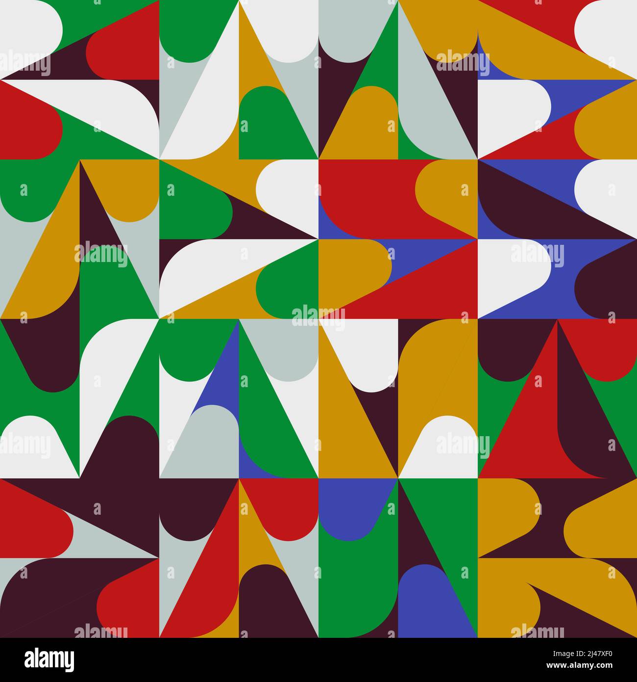 Motif graphique de collage numérique composé de formes abstraites vectorielles et de formes géométriques génératives, utile pour l'arrière-plan Web, la conception d'affiches, magagi Illustration de Vecteur