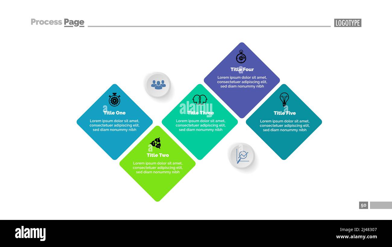 Modèle de diagramme de diagramme à cinq éléments. Données d'entreprise. Graphique, graphique, conception. Concept créatif pour l'infographie, rapport. Peut être utilisé pour des sujets tels que Illustration de Vecteur