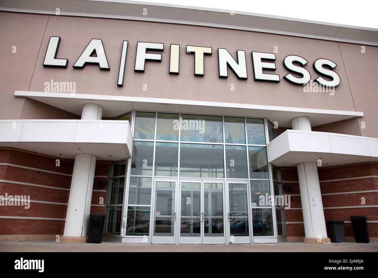 L. A. Centre de fitness pour les membres de l'entraînement. St Paul Minnesota MN États-Unis Banque D'Images