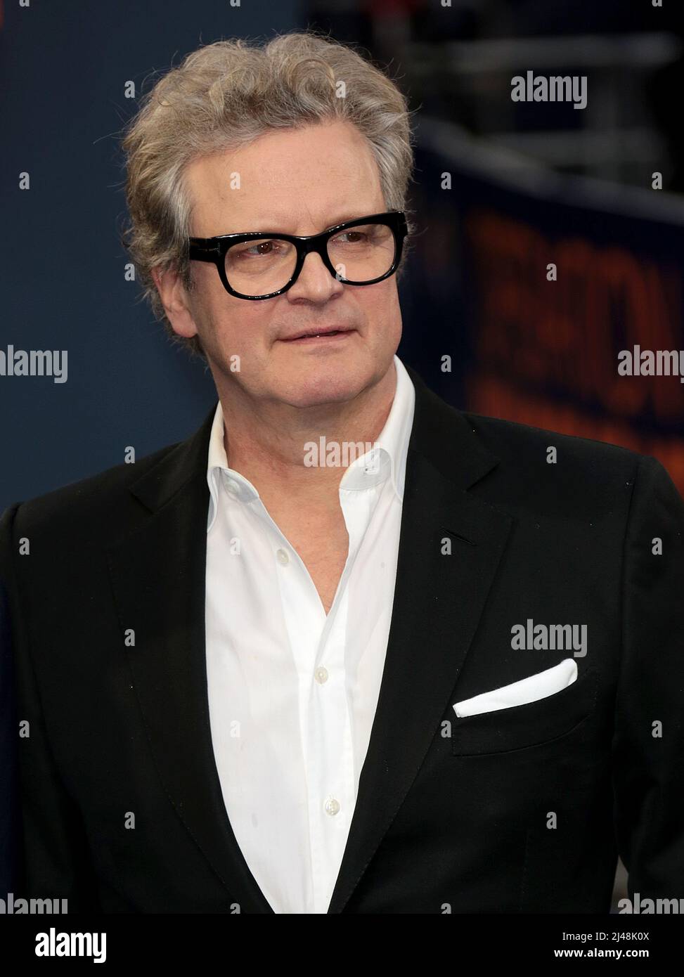 12 avril 2022 - Londres, Angleterre, Royaume-Uni - Colin Firth participe à la première du film de l'opération mincemeat au Royaume-Uni, Curzon Mayfair Banque D'Images