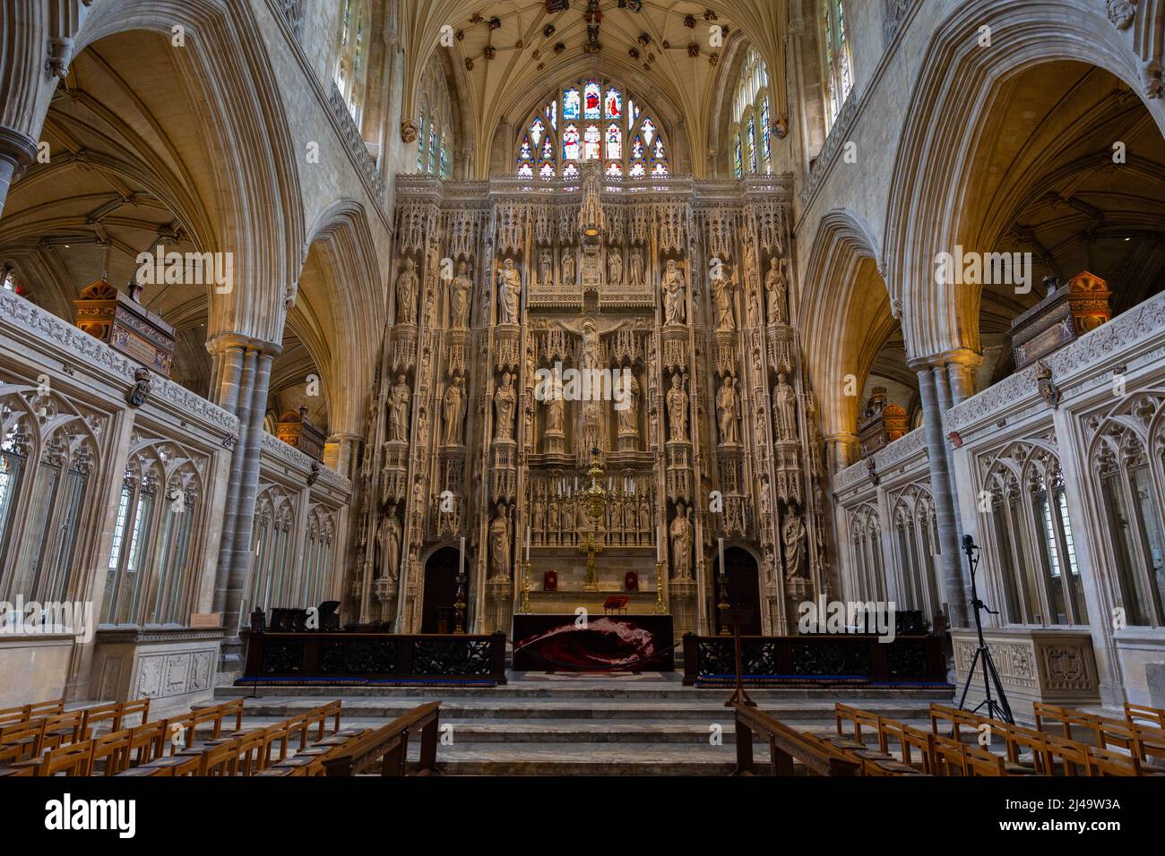 Photos de la célèbre cathédrale de Winchester dans le Hampshire Angleterre . Banque D'Images