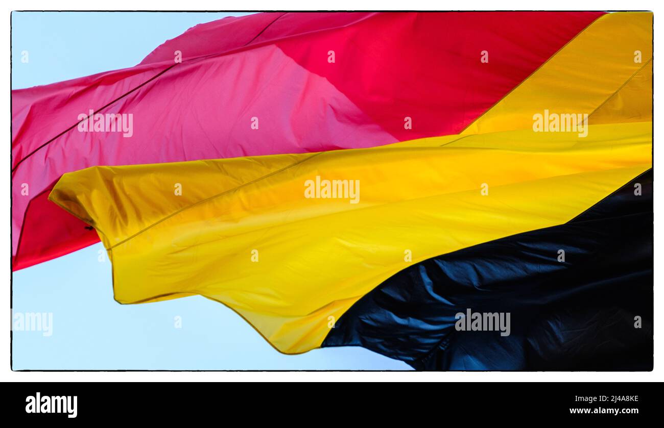 Drapeau drapeau | drapeau belge Banque D'Images