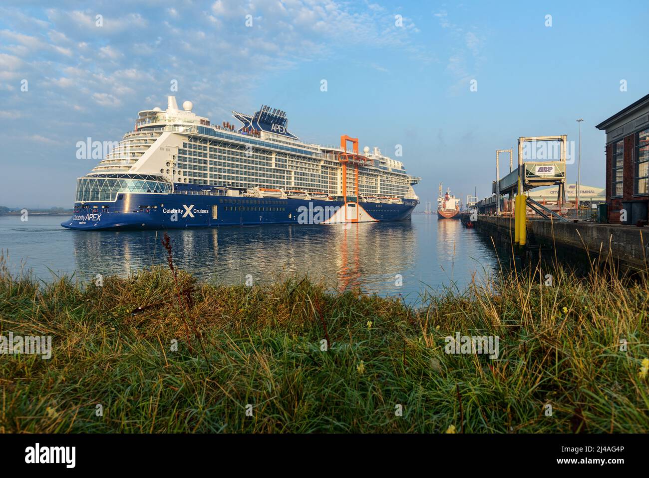 Celebrity Apex est un bateau de croisière de classe Edge exploité par Celebrity Cruises - septembre 2020. Banque D'Images