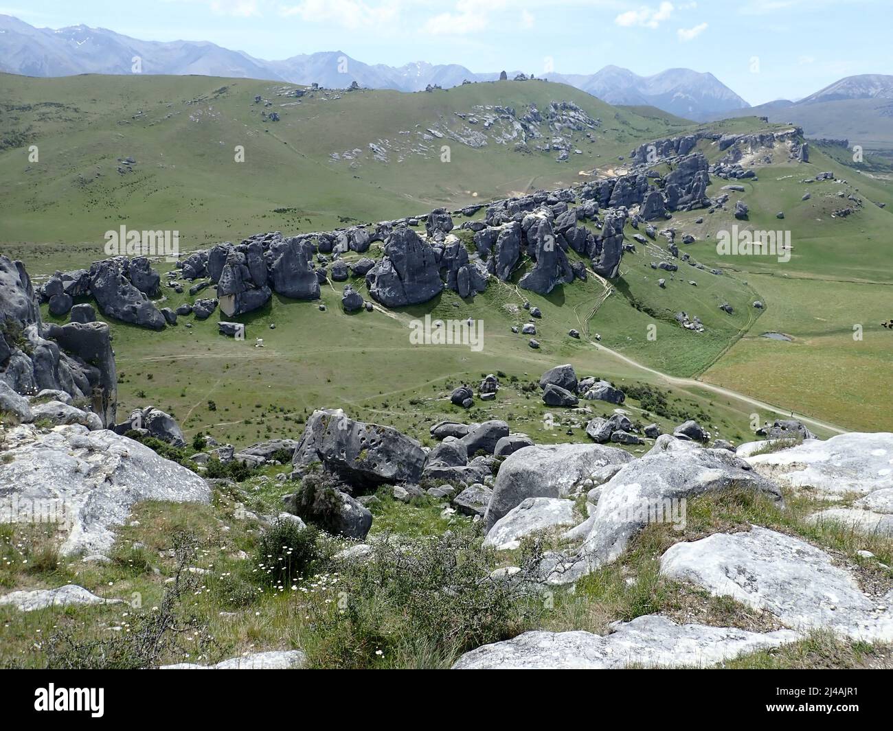 Castle Hill, New Zealand Banque D'Images