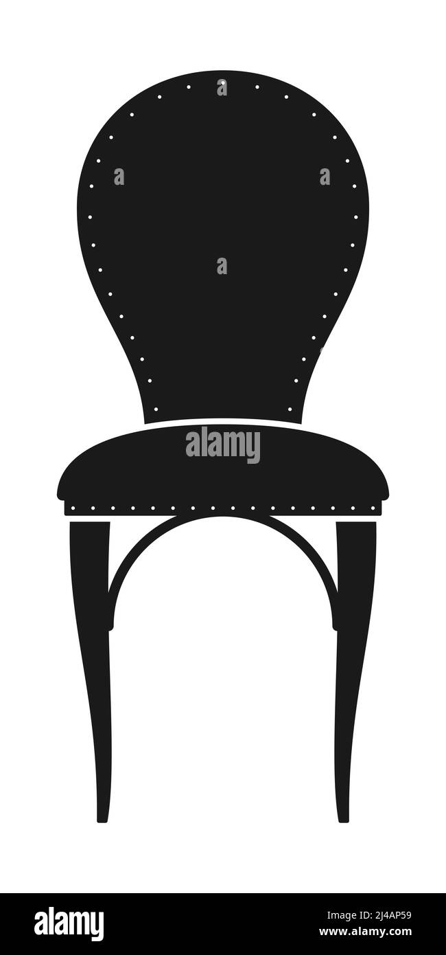 Chaise rembourrée de forme classique, icône vectorielle noire, isolée sur fond blanc. Illustration de Vecteur Chaise rembourrée de forme classique, icône vectorielle noire, isolée sur fond blanc. Illustration de Vecteur