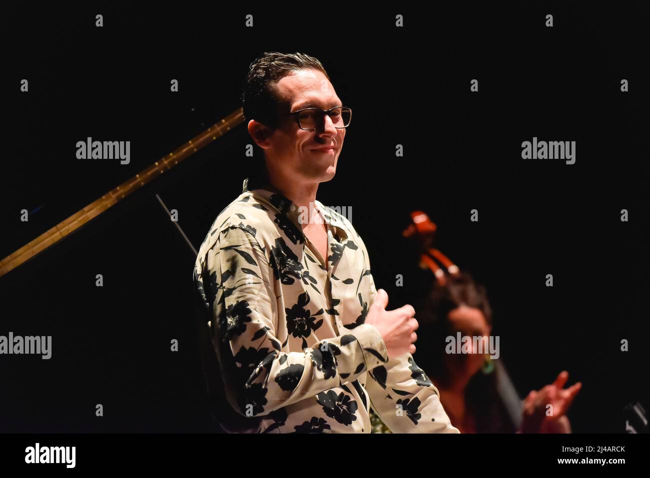 12 avril 2022, Rome, Italie: Claudio Filippini lors du concert de Dee Dee Bridgewater à l'Auditorium Parco della Musica à Rome, Italie.12 avril 2022 (Credit image: © Roberto Bettacchi/Pacific Press via ZUMA Press Wire) Banque D'Images