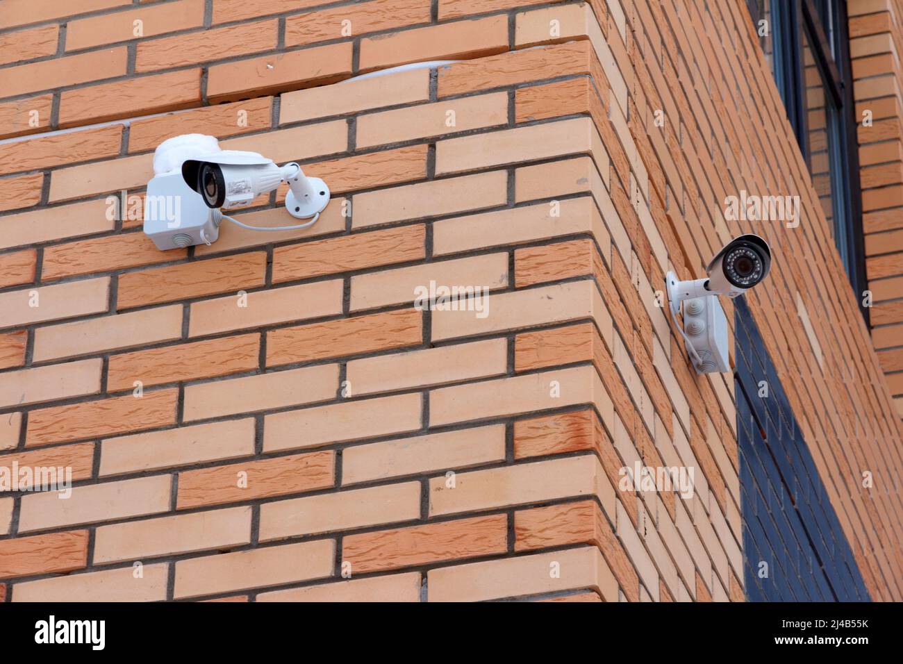 Système de vidéosurveillance d'extérieur. Caméra de surveillance d'extérieur Banque D'Images