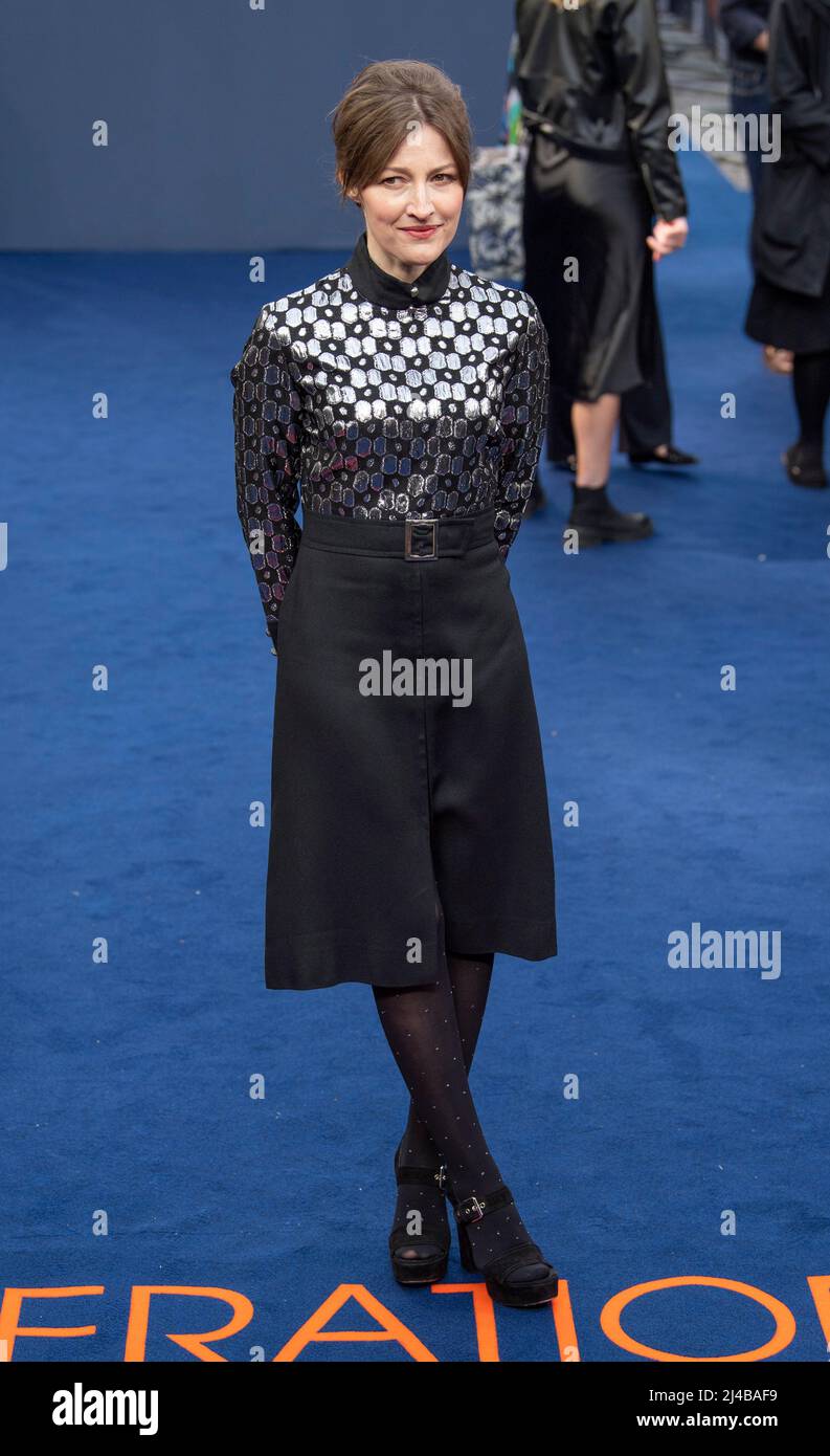 Kelly Macdonald participe à la première britannique de l'opération mincemeat au Curzon Mayfair le 12 avril 2022 à Londres, en Angleterre. Banque D'Images