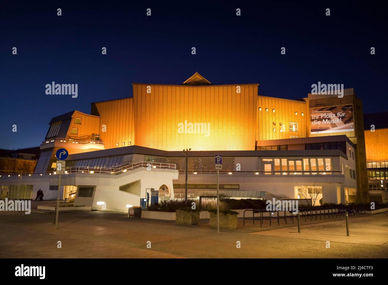 Salle de musique de chambre, Philharmonie, Kulturforum, Tiergarten, Mitte, Berlin, Allemagne Banque D'Images